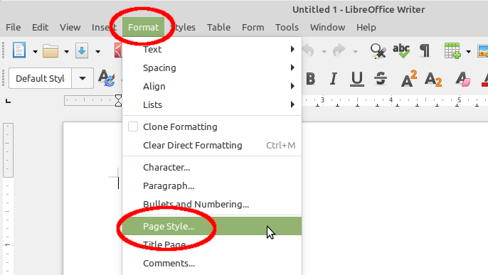 How To Change Page Layout In Word LibreOffice Google Docs And Pages