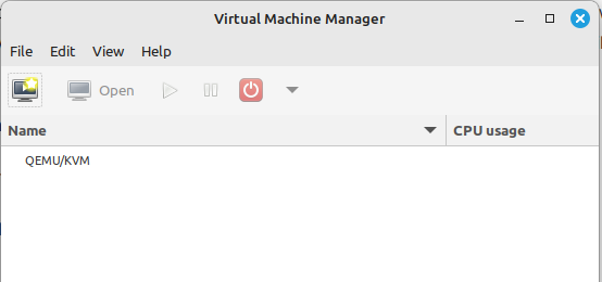 QEMU/KVM Virtual Machine Manager on Linux Mint