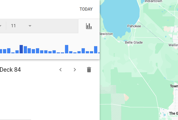 Google Maps Timeline