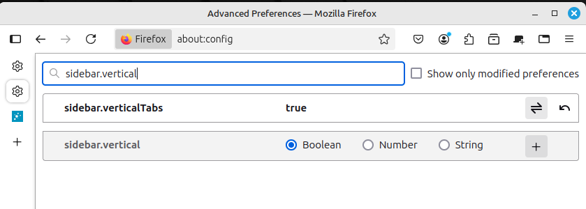 The browser tab location can be changed in Firefox's about:config settings.