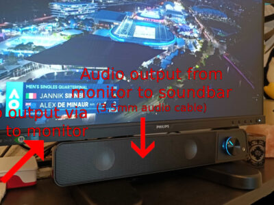 Rasbperry Pi audio output via monitor to soundbar