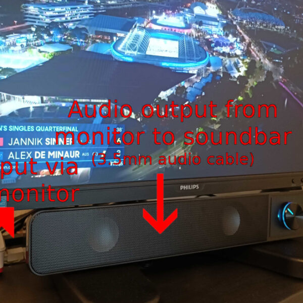 Rasbperry Pi audio output via monitor to soundbar